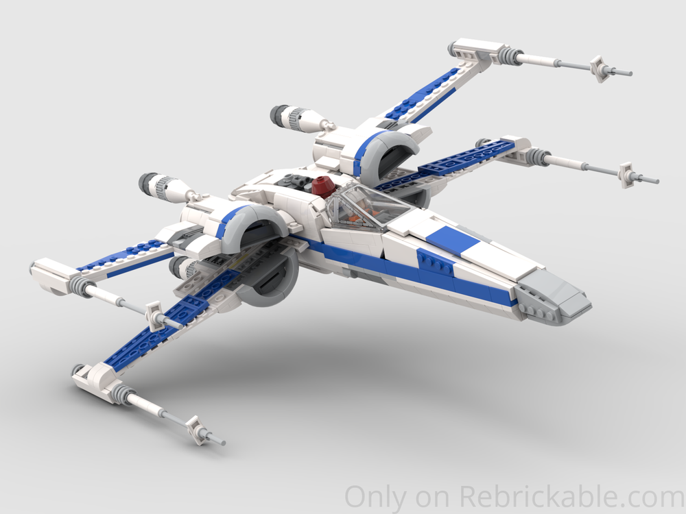 LEGO MOC-84309 T-70 Starfighter by simonelovisa01 | Rebrickable