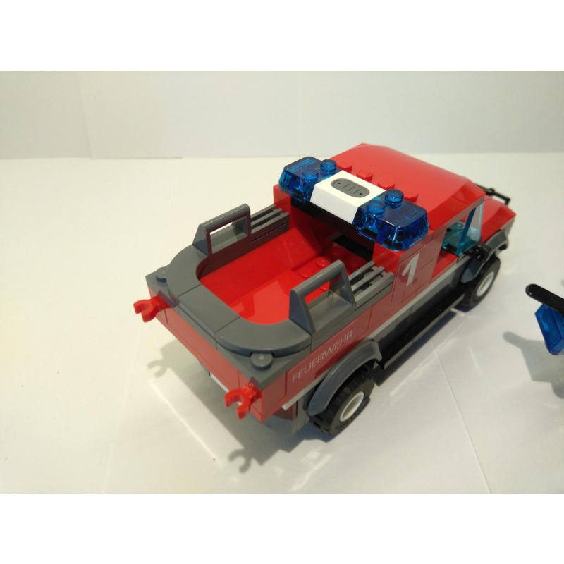 LEGO MOC-84338 60215 based Fire UAV Base Vehicle by SimComNet ...