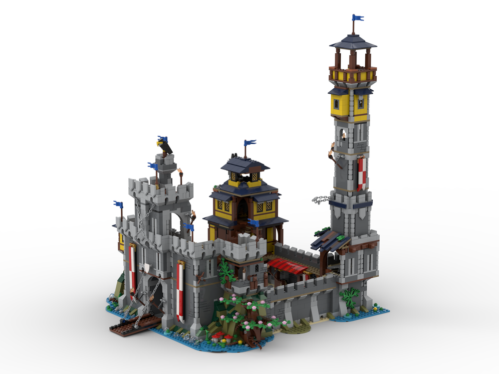 LEGO MOC High tower Castle by Matalamaa | Rebrickable Build with LEGO
