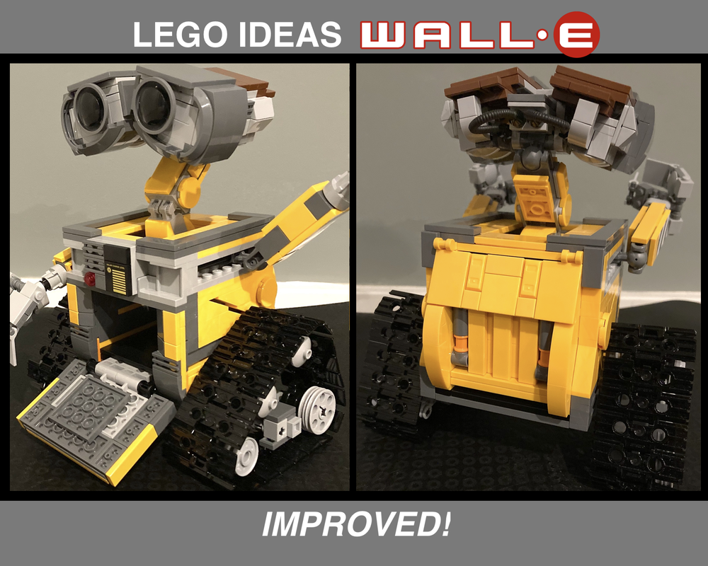 passage Necklet ristet brød LEGO MOC Lego Ideas WALL-E - Improved by tmtomh | Rebrickable - Build with  LEGO