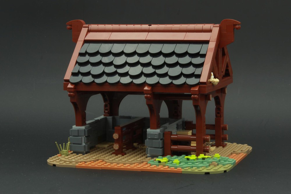 LEGO MOC Medieval Stable Leewan | Rebrickable - Build with LEGO