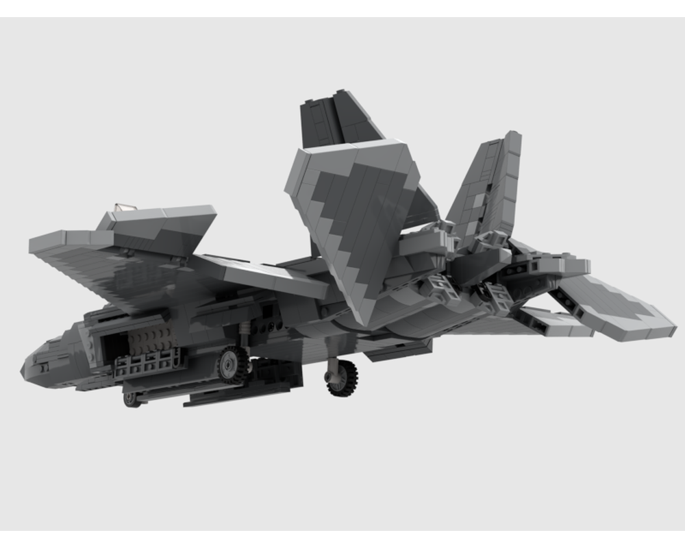 LEGO MOC F-22 Raptor by simonelovisa01 | Rebrickable - Build with LEGO