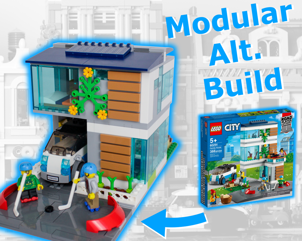 LEGO MOC Family House Modular Alt by Stonewall Bricks | Rebrickable with LEGO