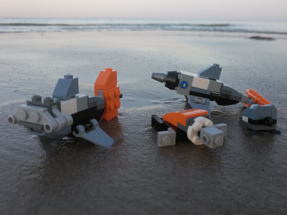 LEGO MOC Cyber Sea Animals by Dafeld | Rebrickable - Build with LEGO