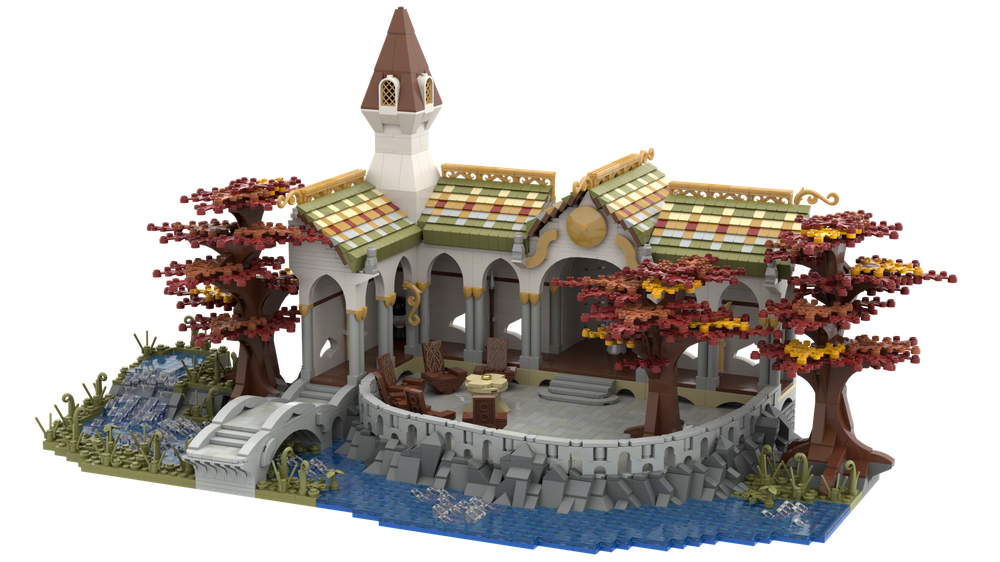 LEGO MOC Rivendell - Elrond Taladril Rebrickable - Build with LEGO