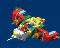 BYGGLEK Starfighter 6