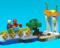 BYGGLEK Harbor Wall