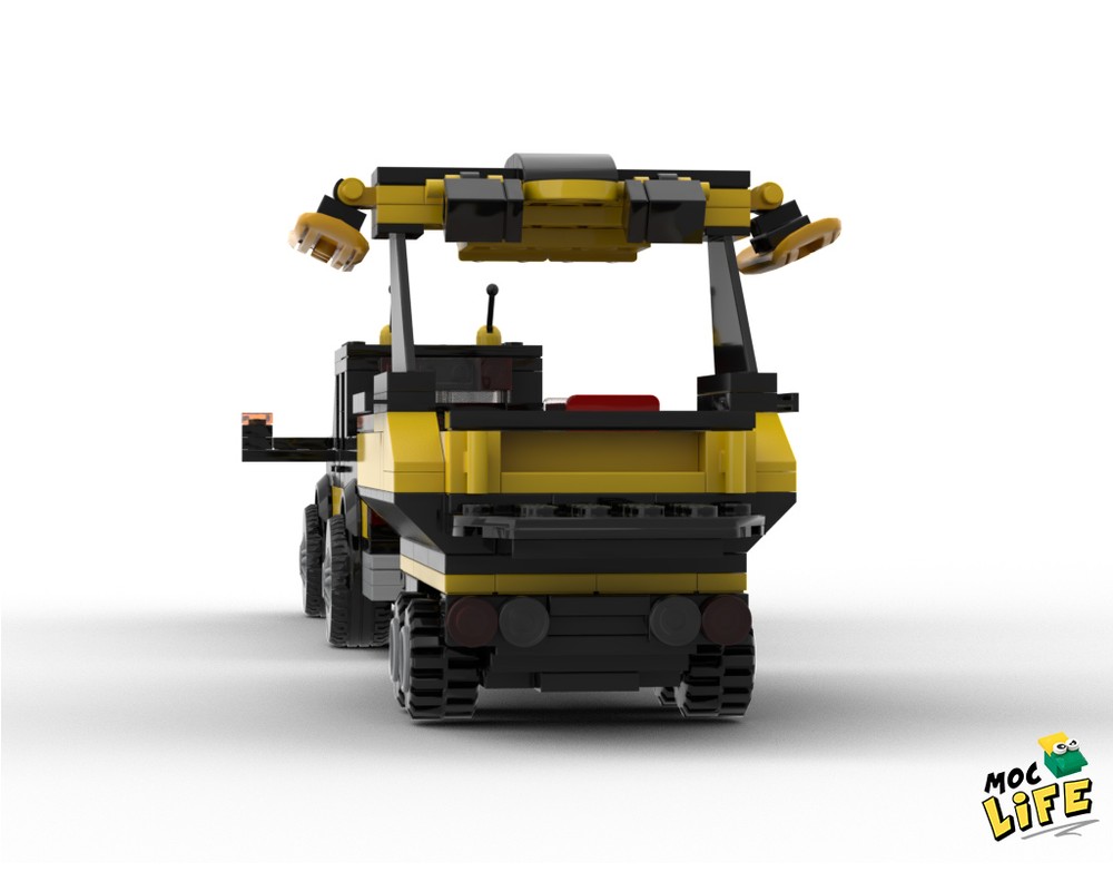 LEGO MOC Ram 1500 quad cab long bed with wakeboard by MocLife ...