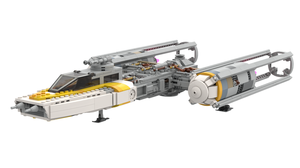 LEGO MOC BTL Y-Wing Starfighter By Moppo | Rebrickable - Build With LEGO