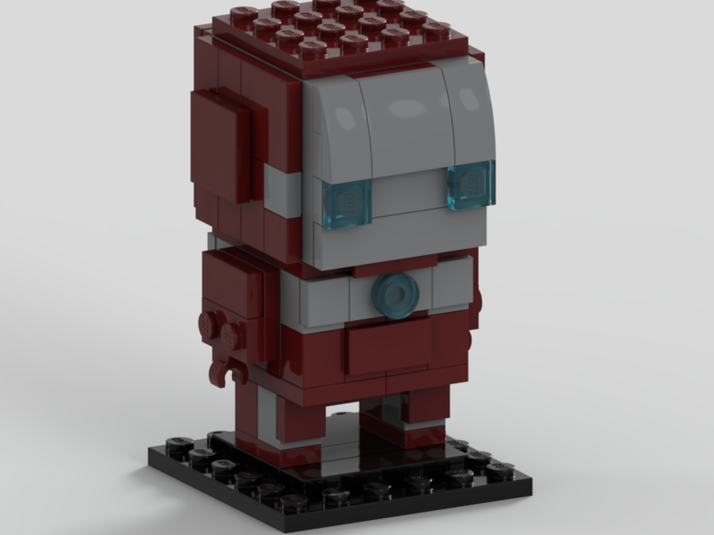 Lego Moc Marvel Iron Man Mark V/5 Suitcase Armor Brickheadz By Charzboi |  Rebrickable - Build With Lego