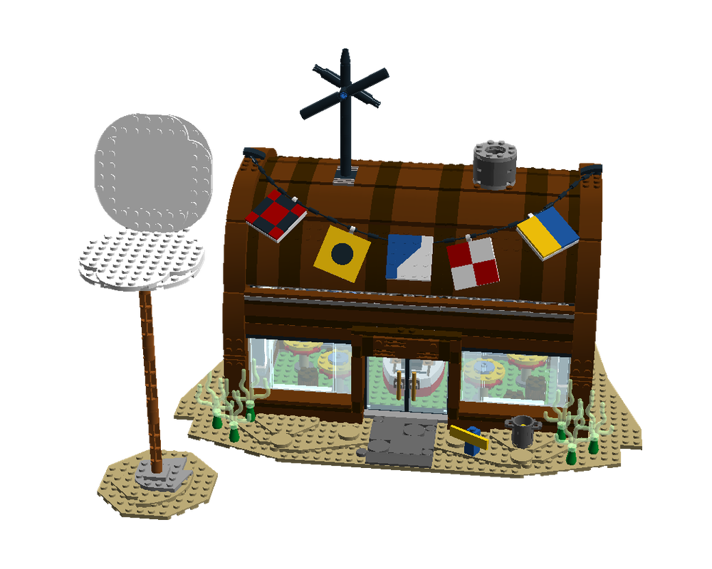 LEGO MOC The Krusty Krab By CherryRose Rebrickable Build With LEGO   1000x800p 