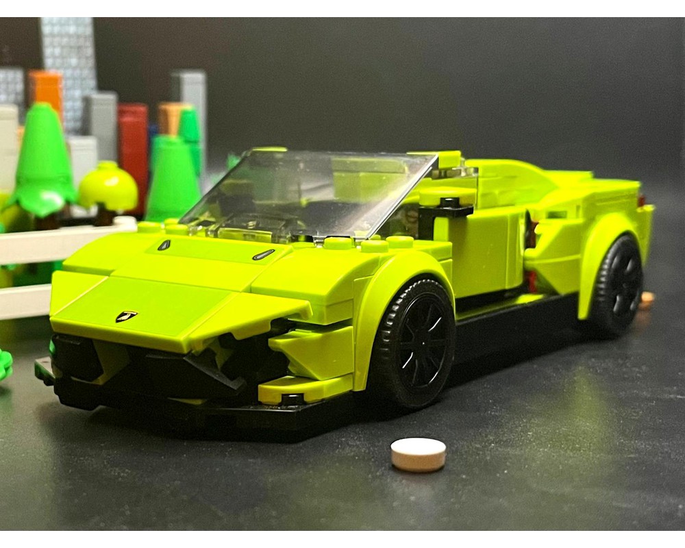 LEGO MOC 2017 Lamborghini Huracan Spyder - Lime - 8 Stud Speed ...