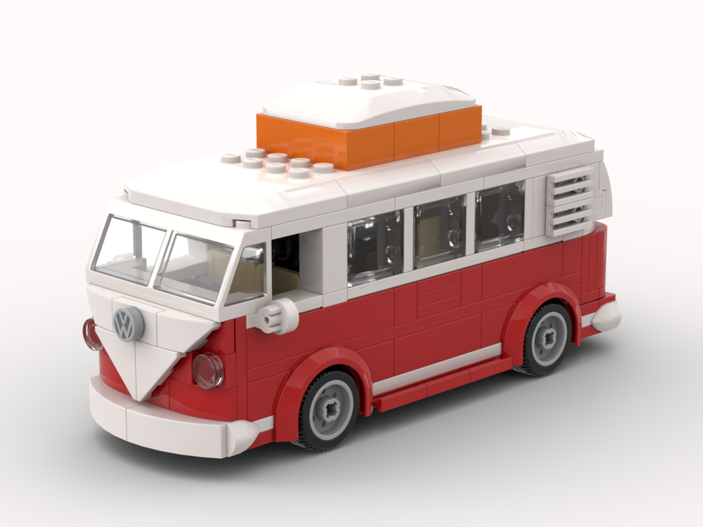 LEGO MOC Volkswagen T1 - Minifigure Scale by magan