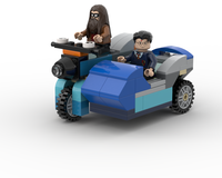 10696 Motorcycle with sidecar