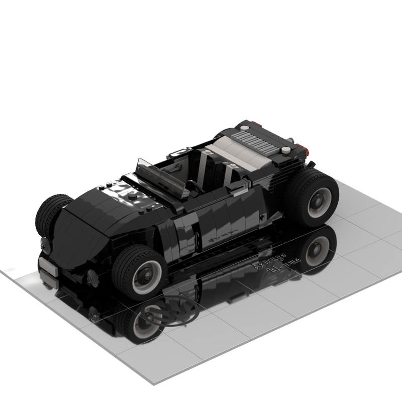 LEGO MOC VW Beetle Hot Rod by lemmys_klemme Rebrickable