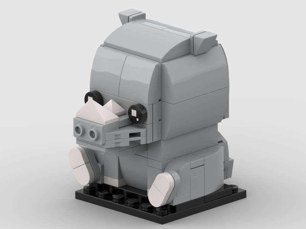 LEGO MOC Rhino by Hiddenface | Rebrickable - Build with LEGO