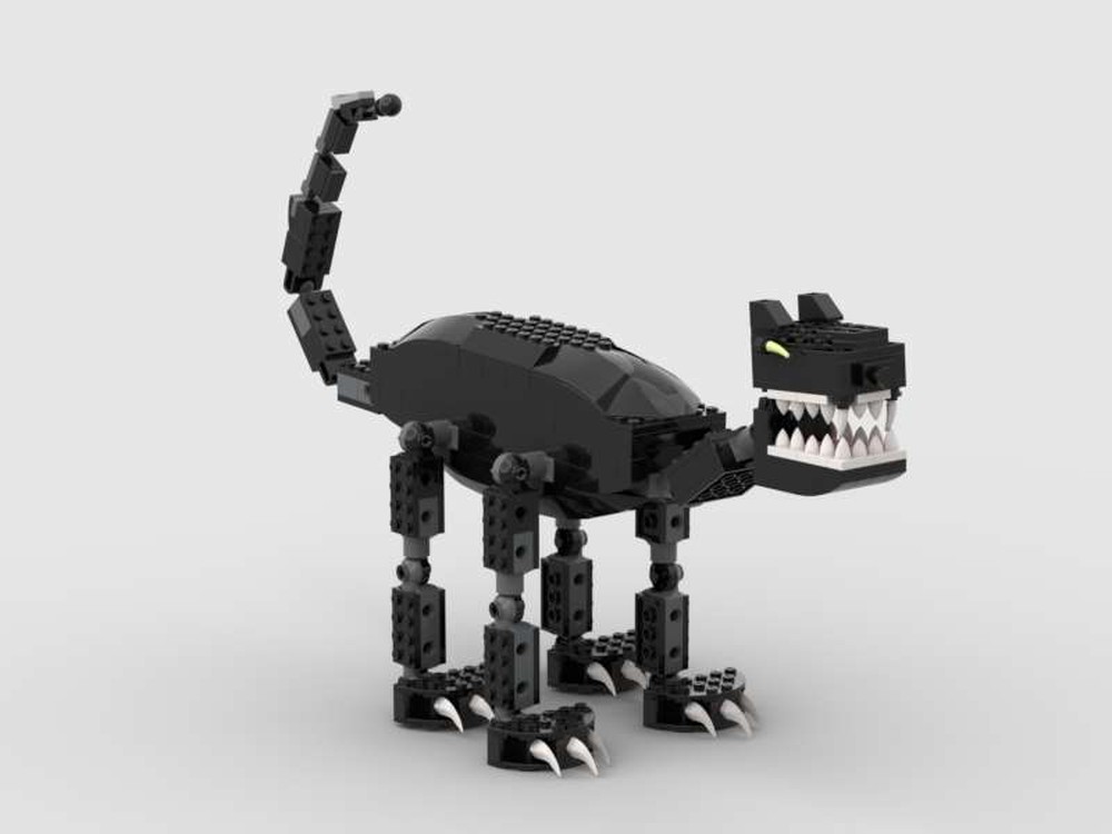 LEGO MOC Black Cat by jlherbst77 Rebrickable Build with LEGO