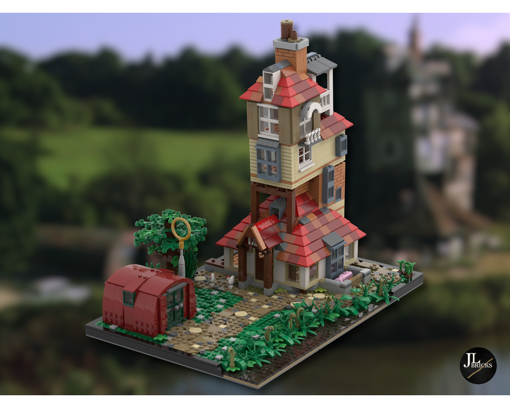 LEGO MOC The Burrow Scenery (HP2) by JL.Bricks | Rebrickable - Build ...