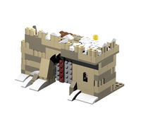 75205 Snowy Castle Gate