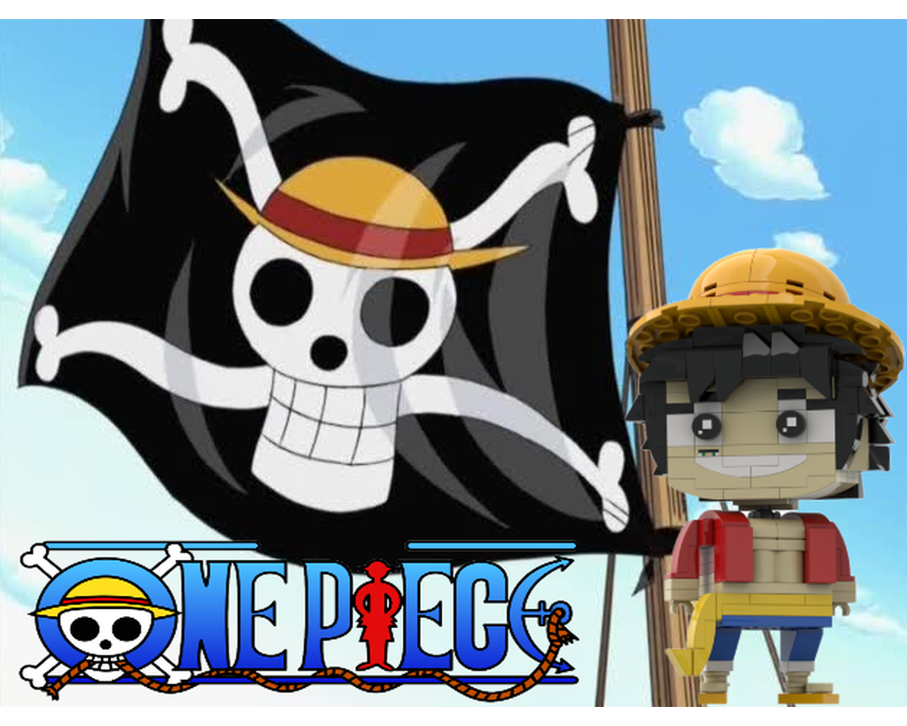 luffy one piece lego