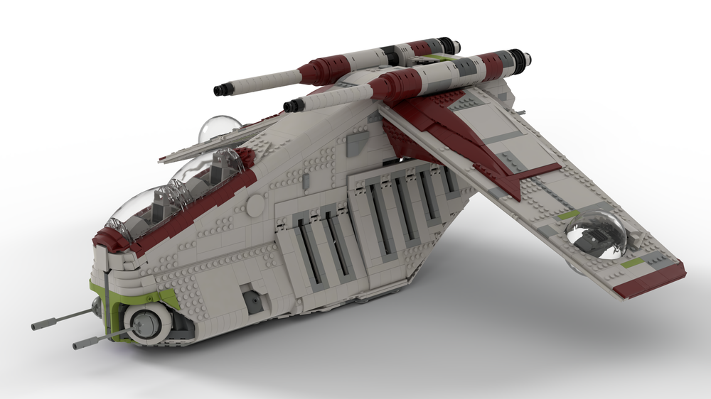 Lego Moc Ucs Republic Gunship The Clone Wars Mod By Brickdefense |  Rebrickable - Build With Lego