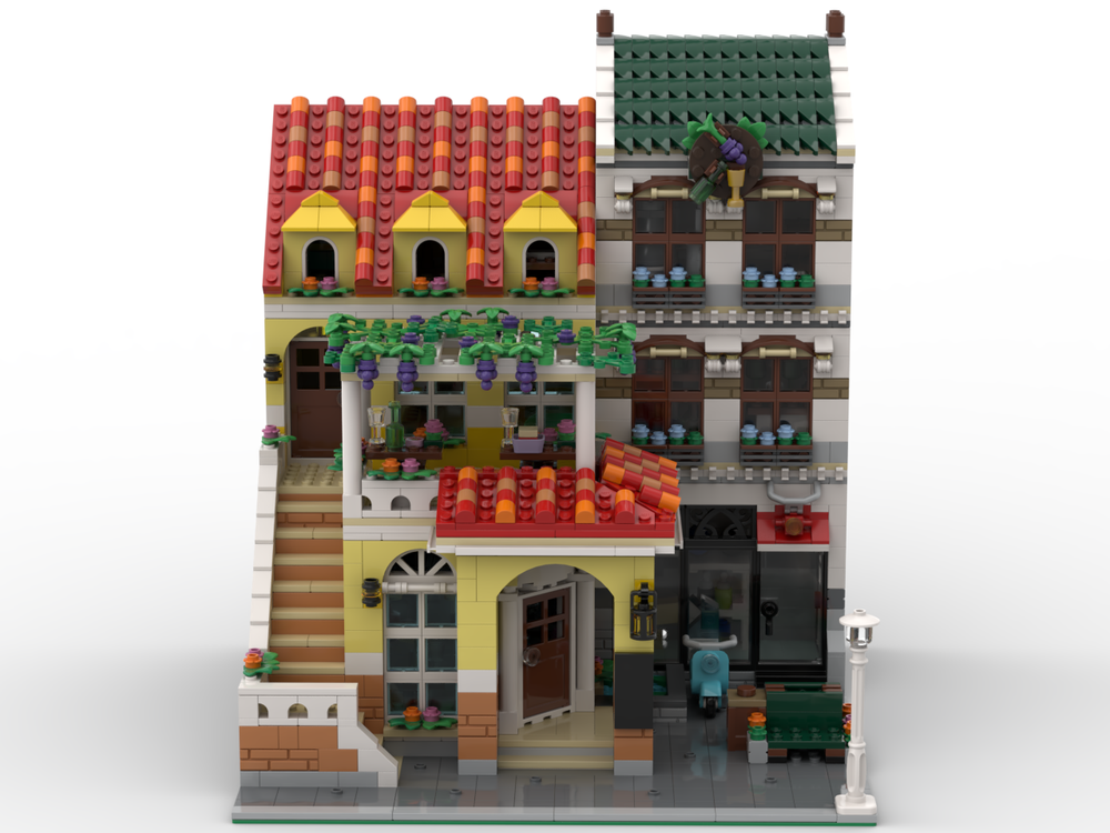 LEGO MOC La Locanda by Brick Artisan | Rebrickable - with LEGO