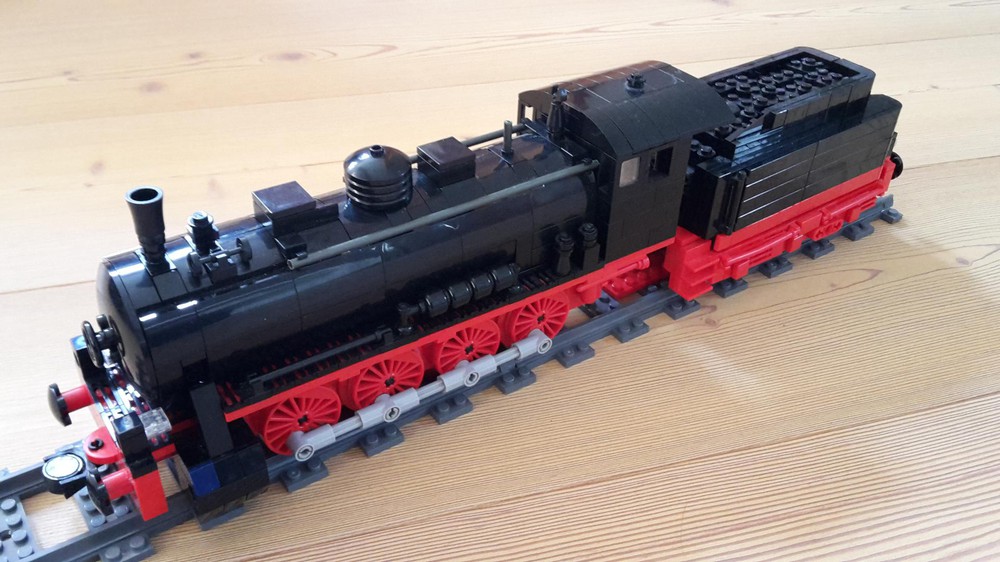 Lego Moc Steam Locomotive Br 55 By Nutrix88 Rebrickable Build With Lego