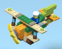 BYGGLEK Biplane