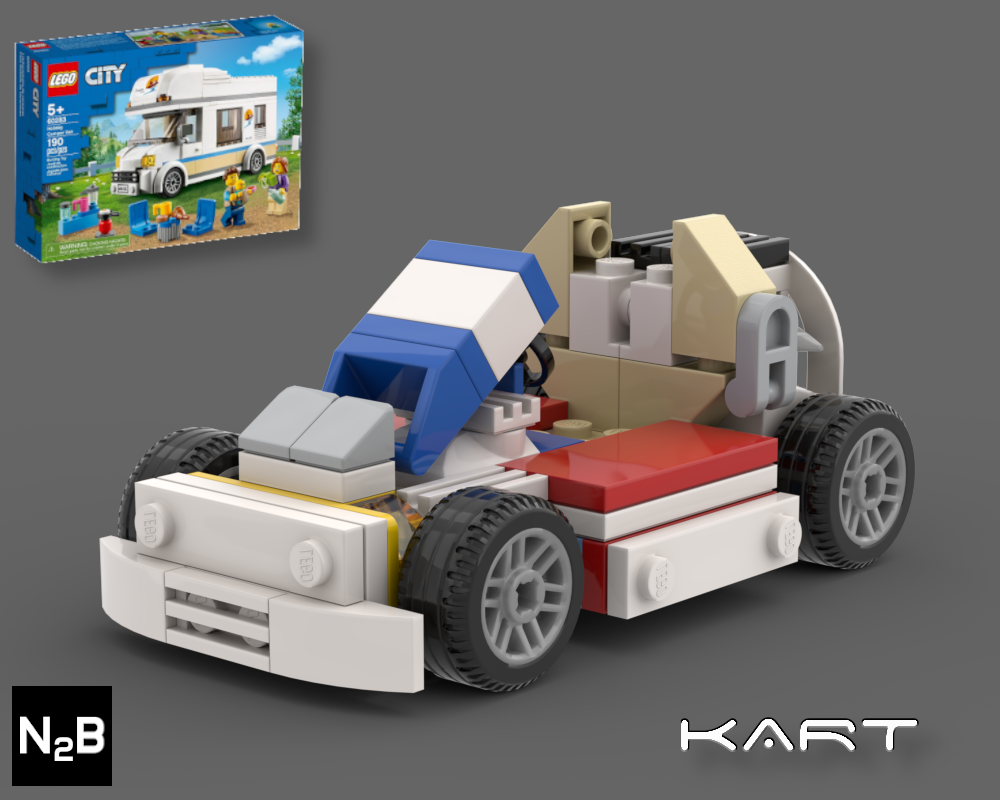 LEGO MOC Kart - Alternate build 3 Lego 60283 by n2brick 