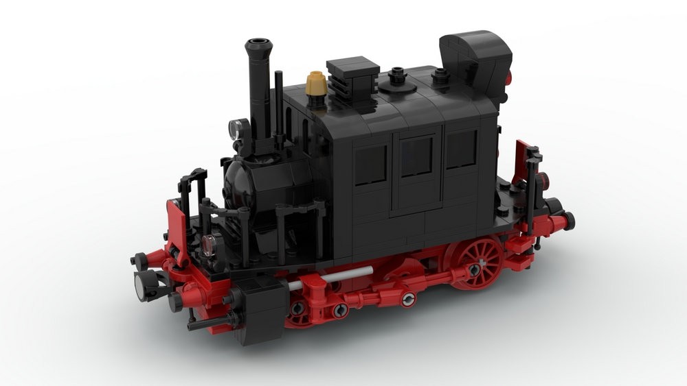 LEGO MOC Steam-Locomotive Dampflok by | Rebrickable - Build with LEGO