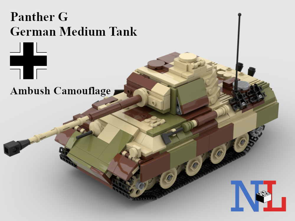 LEGO® tank custom instructions Elefant
