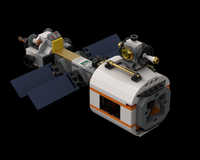 Modified Lunar Space Station: Bio-Garden, Propulsion system and Solar Array (Nickname: Nodsti)