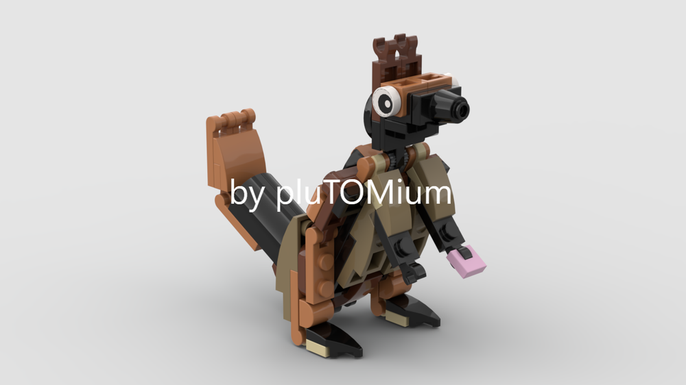 LEGO MOC Booksnail - 31125 Squirrel leftover parts by schnabbo