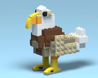 BYGGLEK Bald Eagle