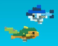 BYGGLEK Oceanic Fish