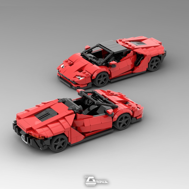 Lego Moc Lamborghini Centenario - Red - 8Stud Wide By Thegbrix |  Rebrickable - Build With Lego