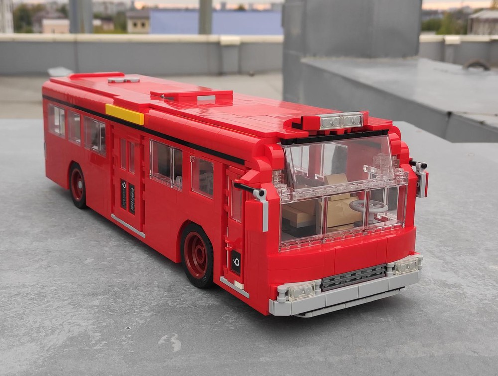 Due Bidrag Fem LEGO MOC 10258 RouteLiner II by Kirvet | Rebrickable - Build with LEGO