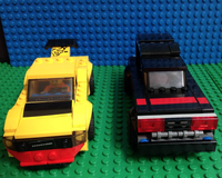 Race car and Hummer