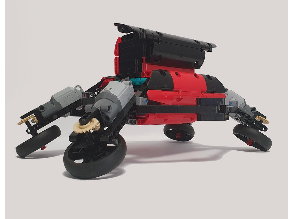 LEGO MOC Tilt wheeled vehicle - V3 by jemunoz0 | Rebrickable - Build ...