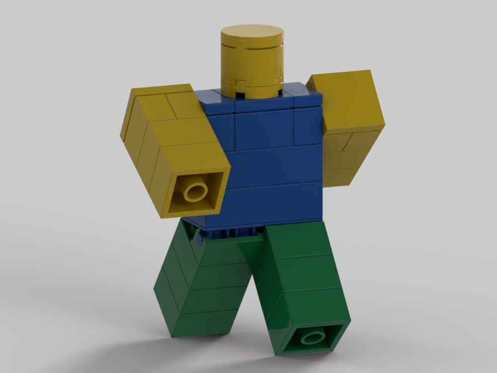 LEGO MOC Roblox Noob Avatar by charzboi | Rebrickable - Build with ...