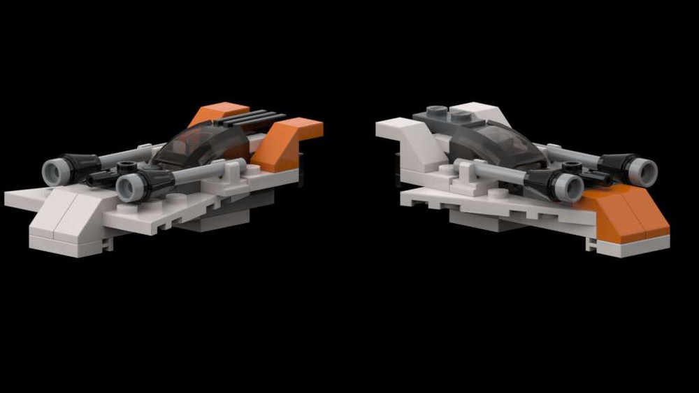 LEGO MOC 912055 Starfighter #52 (2 versions) by meregt | Rebrickable ...