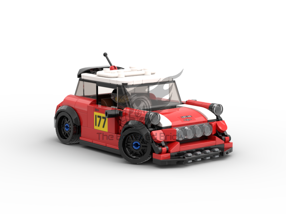 LEGO MOC Mini Cooper by TheBoostedBrick | Rebrickable Build with LEGO