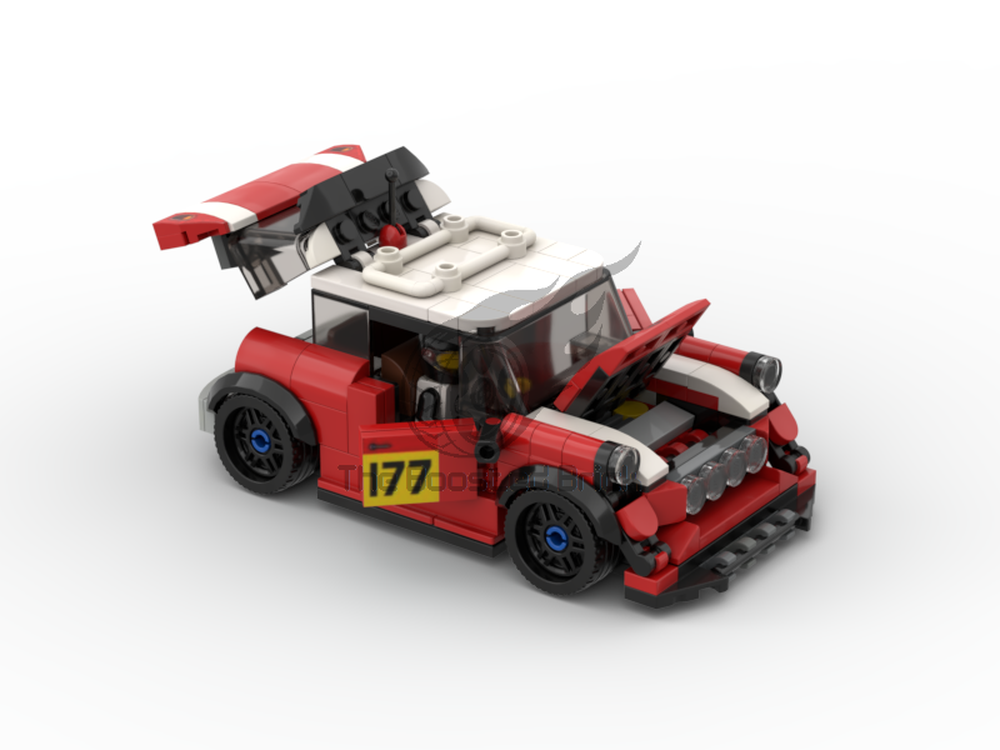 LEGO MOC Mini Cooper by TheBoostedBrick | Rebrickable - Build with LEGO