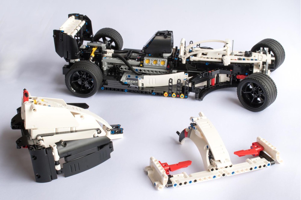 LEGO MOC 42096 Formula 1 car by jelo | Rebrickable - Build with LEGO