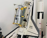 LEGO MOC Vertical Display stand for 10283 NASA Space Shuttle by