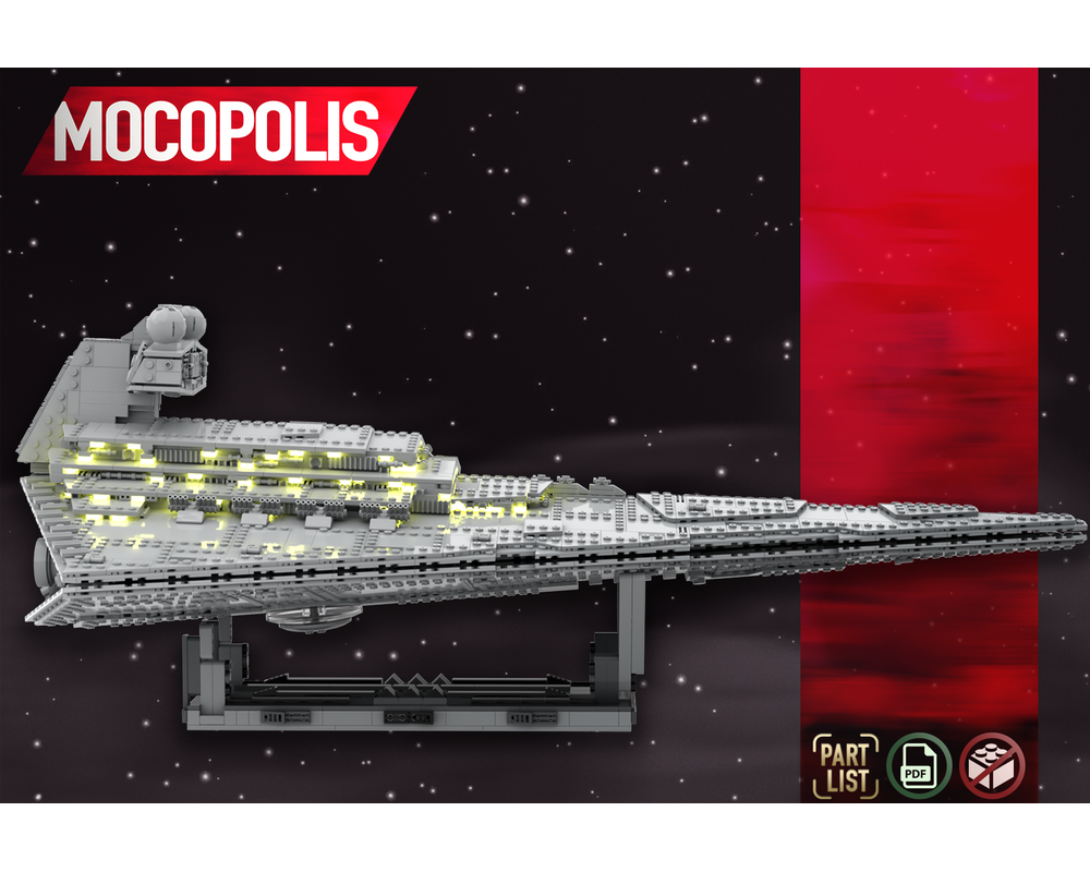 LEGO MOC SW UCS Imperial Star Destroyer by MOCOPOLIS Rebrickable Build with LEGO