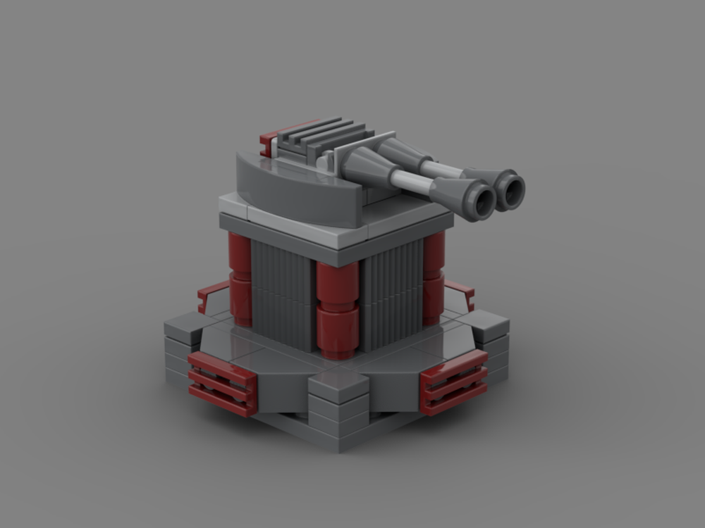 LEGO MOC Small Turret by CulasCreations | Rebrickable - Build with LEGO