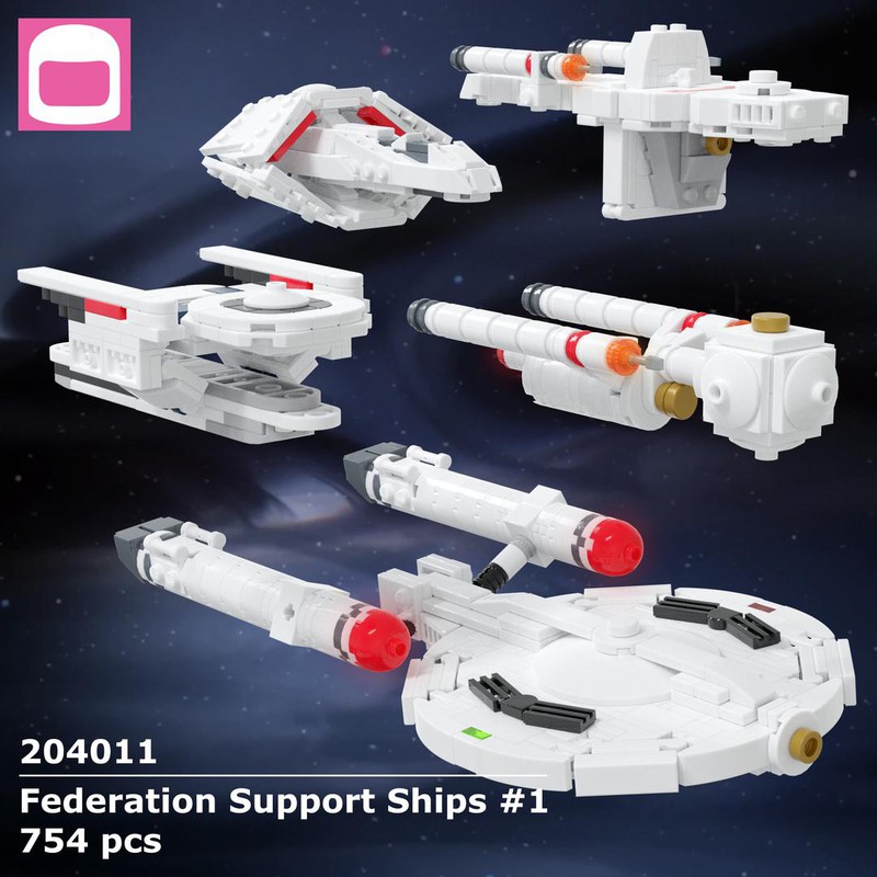 LEGO MOC UNSC Support Ships #1 by ky-e bricks