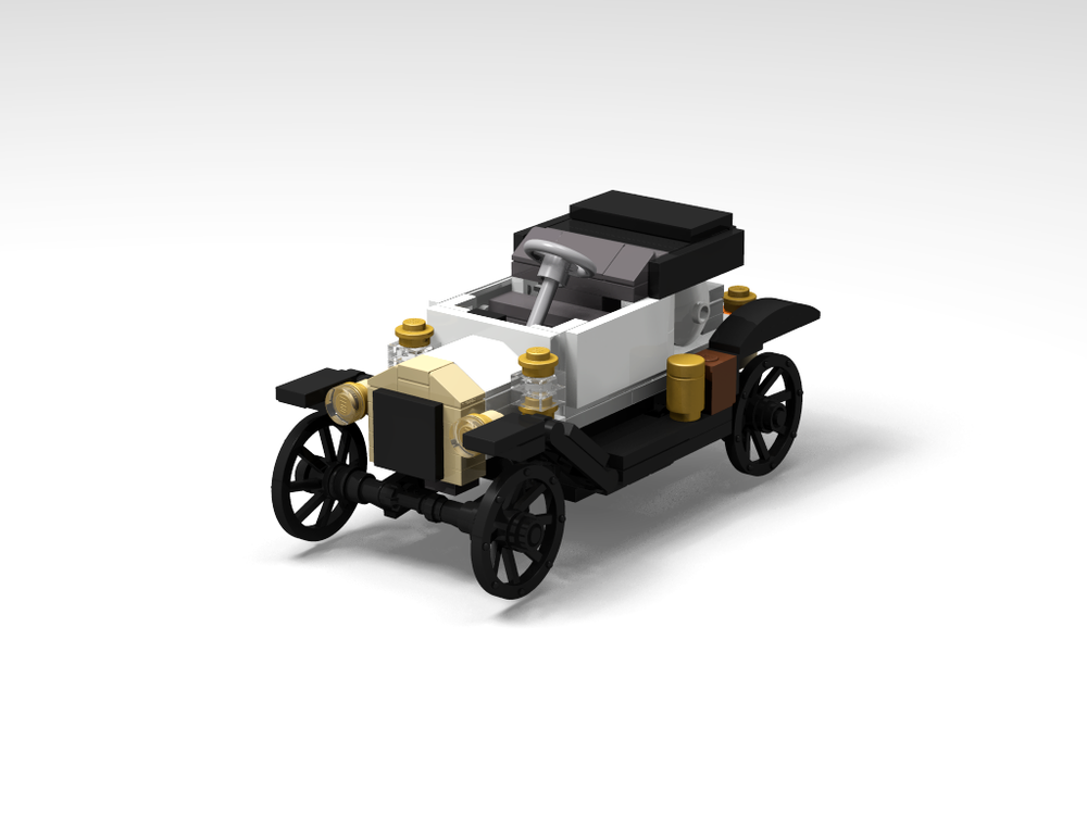 LEGO MOC Mini Ford Model T 1912 Torpedo by ww | Rebrickable - Build ...