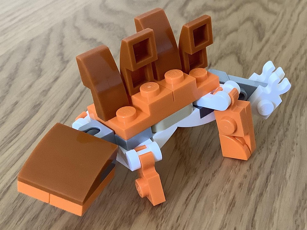 LEGO MOC 30574 Stegosaurus by PocMoc Rebrickable Build with LEGO